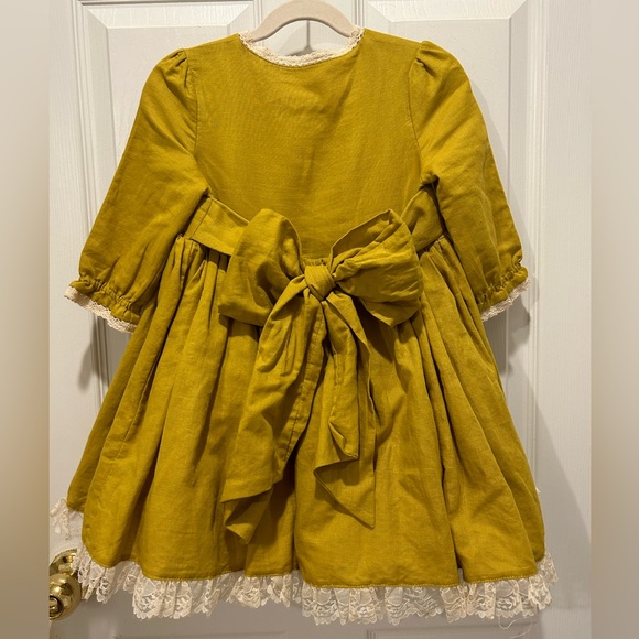 🔴SOLD🔴 [Size6] The Paper Doll Mustard Seed Dress - Picture 5 of 6